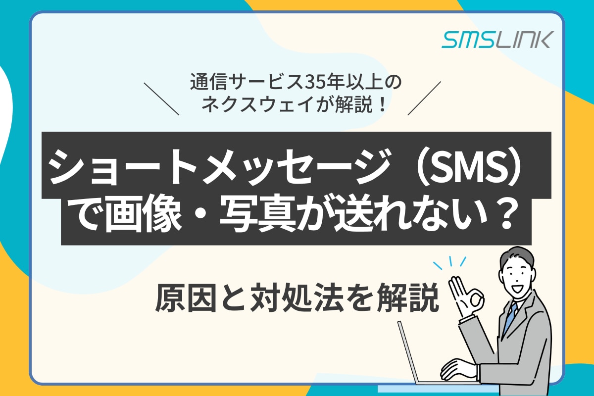 SMS認証コードが届かない原因とは？認証コードの仕組みから認証失敗時の対策まで解説 | SMS配信サービス SMSLINK - 株式会社ネクスウェイ